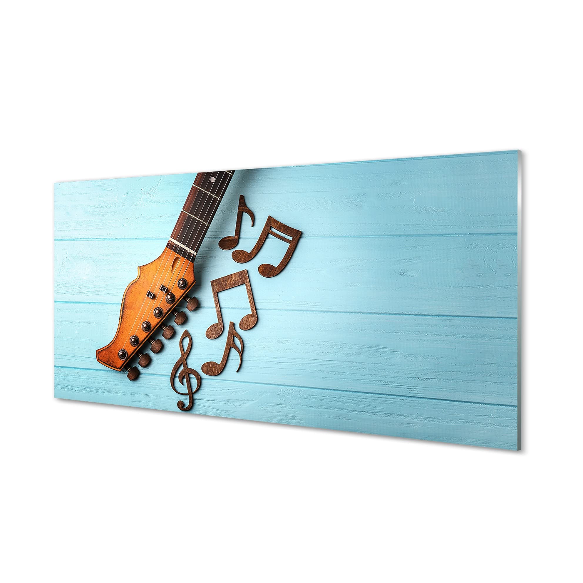 Impression sur verre notes de musique Tulup pour sublimer votre salon et chambre