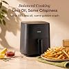 Cosori Freidora de Aire Pro, Compacta 5QT, Recubrimiento de Cerámica, 7 Preajustes con Precalentamiento y Mantener Caliente, 450℉, Fácil de Usar y Limpiar, Recordatorio de Agitar, 130+ Recetas en la App, Canasta Antiadherente y Apta para Lavavajillas, Gris 6