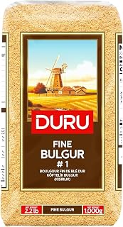 Duru Fine Size 5 Bulgur, Wheat Berries, 35.2oz (1000g), 100% Natural and Certificated, High Fiber and Protein, Non-GMO, Great for Vegan Recipes, Better than Rice