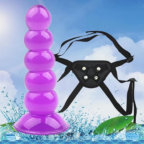 Miniatura 9 de Consoladores de silicona con correa para llevar, eje hueco, juguetes sexuales para adultos, estimulador de punto G de silicona desmontable,