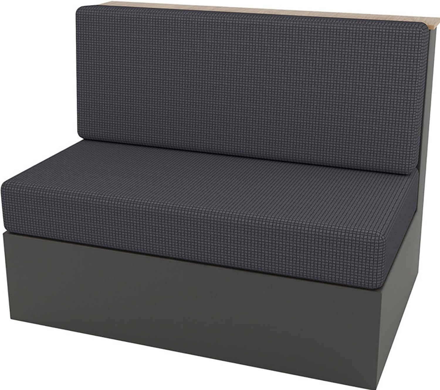 RV Dinette Cushion Covers Stretch Sofa Slipcovers ReplacementCamper Seat Cover Washable Couch Cushions Protector for RVCamper Car Bench(Dark Gray,Set of 2)