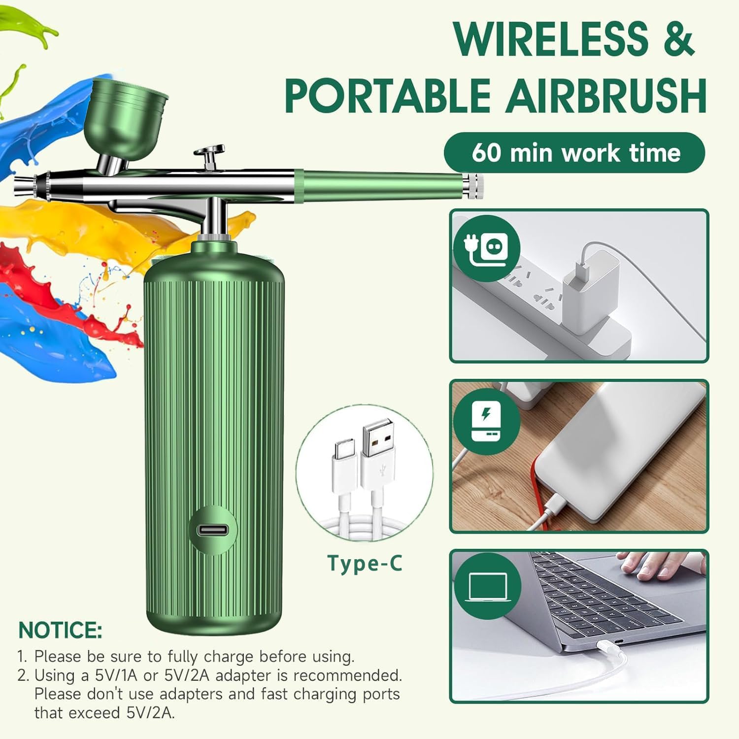 Airbrush Kit with Compressor - Image 4