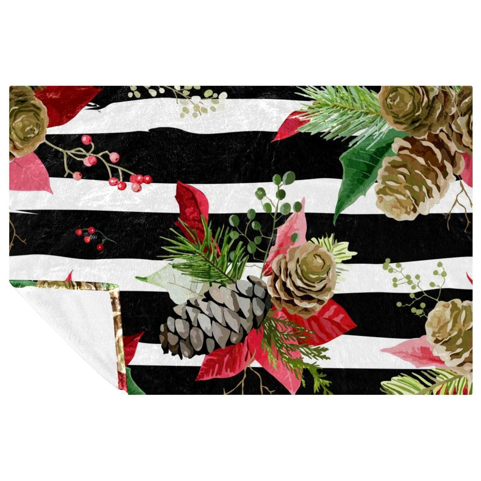 Couverture douce et réconfortante imprimé fleuri vintage pour des instants précieux