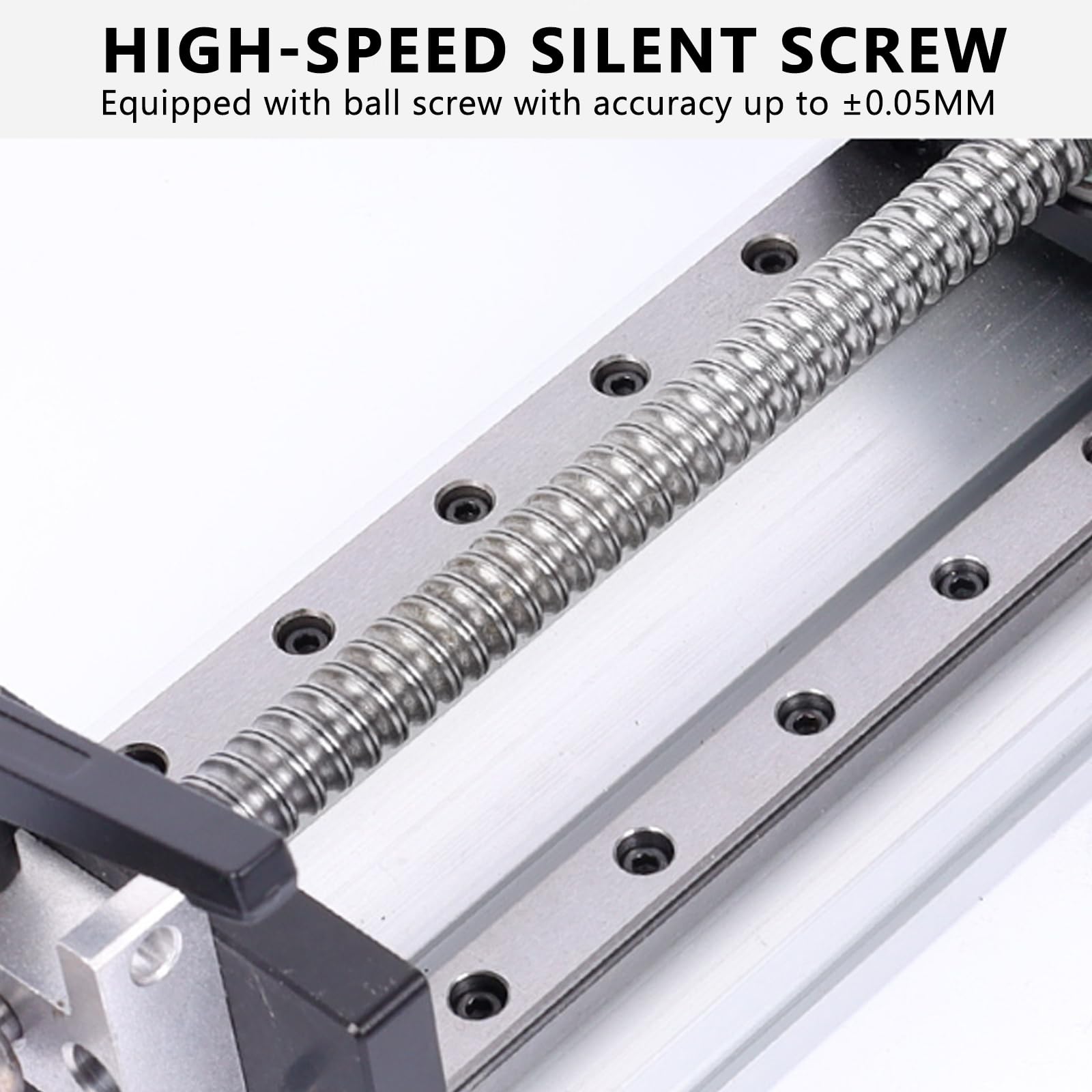 Riel lineal, Slide Linear Stage 2-Axis Ball Mesa Deslizante Manual, Carrera Efectiva 200 mm, Guía Lineal Manual de Alta Precisión para Actuador lineal X Y Z Máquinas Herramientas Industriales
