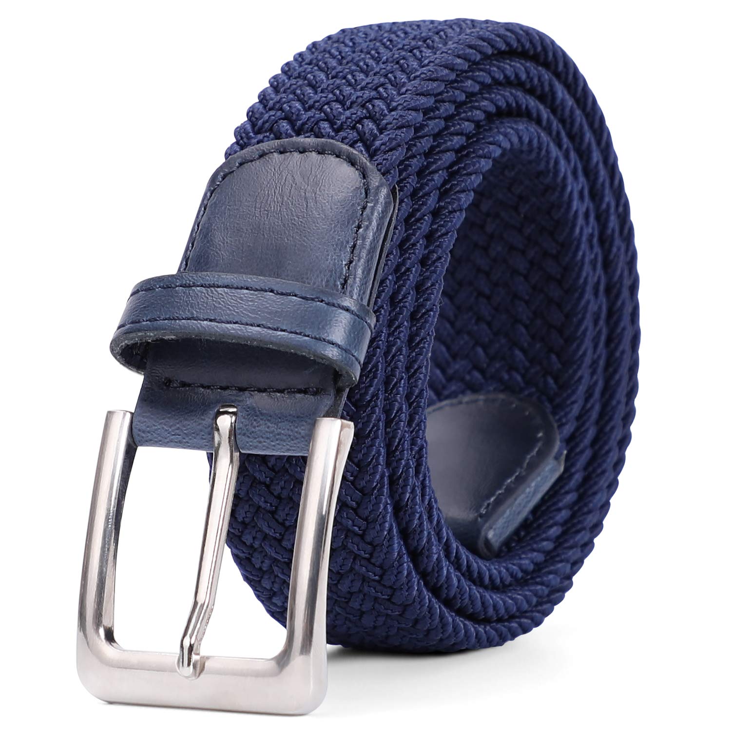 VONMELLI Cintura Elastica Uomo Intrecciata Cintura Uomo in Tessuto Cintura Elasticizzata Regolabile per Uomo e Donna Casual Cinture Da Uomo Vintage Cintura Da Golf per Jeans
