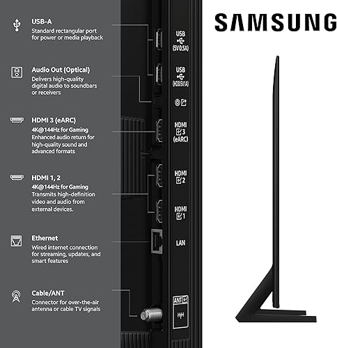 Miniatura 3 de Samsung Serie QLED Q8F de 55 pulgadas - Smart TV 4K UHD (modelo 2025) Procesador Q4 AI, 100% Volumen de Color con Quantum Dot, Diseño AirSlim,