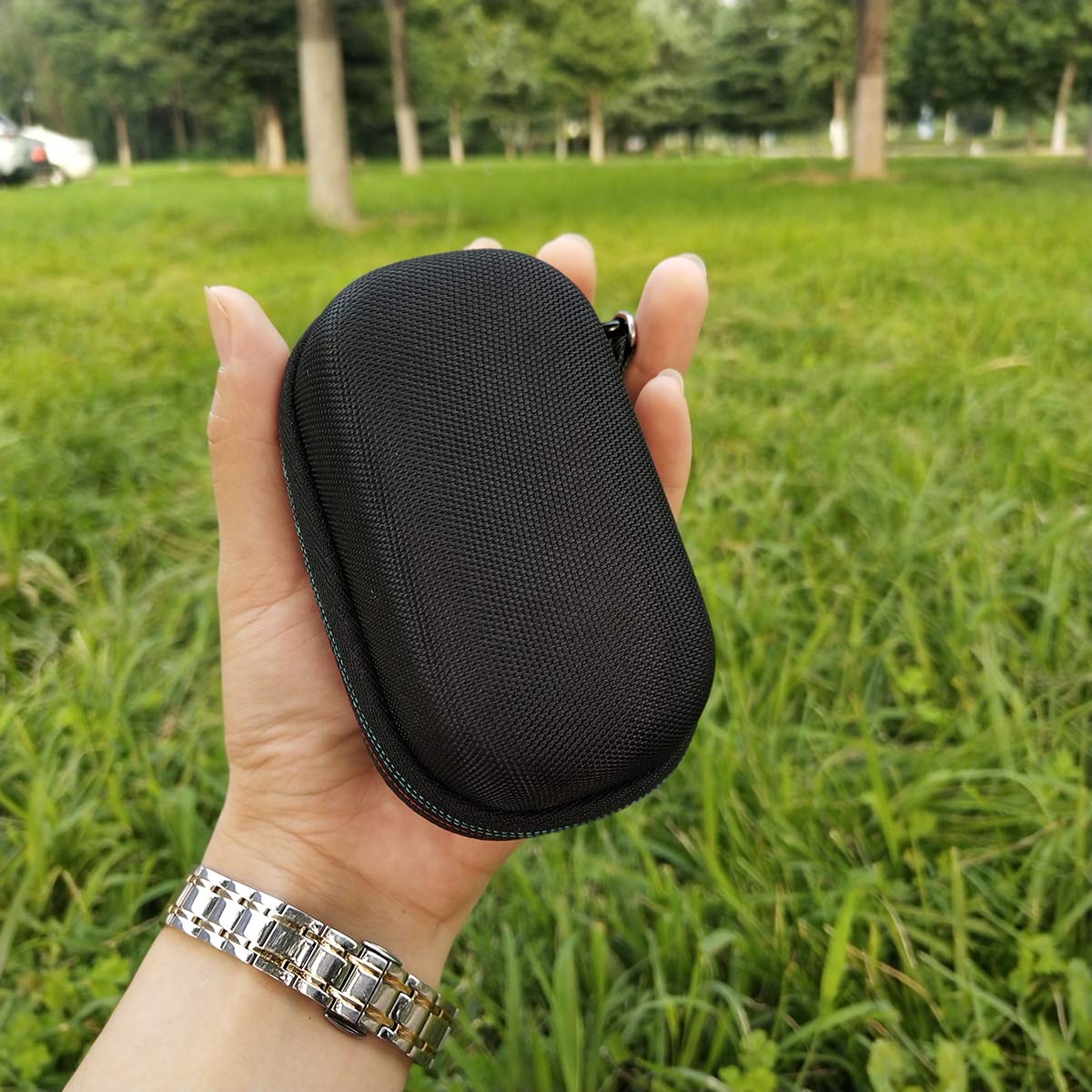 Baoding piłka do fitnessu, 2 szt. 3,57 cm solidna stal zdrowie ćwiczenia masaż piłka ręczna gotowana czarna