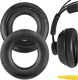 Geekria Replacement Ear Pads for Superlux HD 681/ HD668B/ HD669/ HD660/ HD662/ HD440/ HD330/ HD681F/ HD681 EVO Headphones Ear Cushions, Repair Parts (Black)