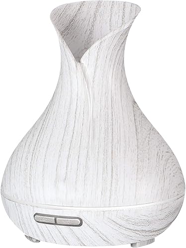 Miniatura 6 de Vulcan Aroma Diffuser with LED Light Wood Colour 350ml