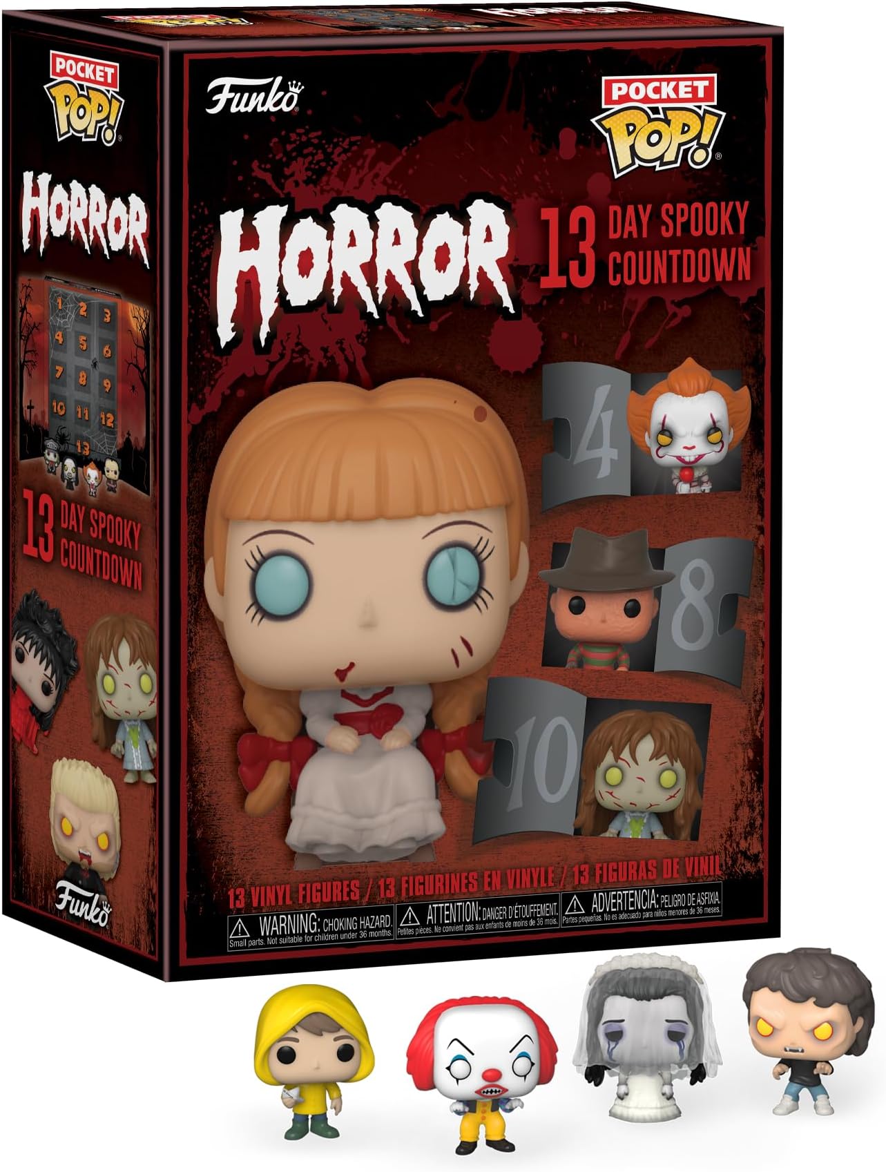 Funko Pop! Advent Calendar: Spooky - Annabelle - 13 Days of Surprises - Collectable Vinyl Mini Figures - Mystery Box - Gift Idea - Holiday Present for Girls, Boys & Kids - Christmas Countdown