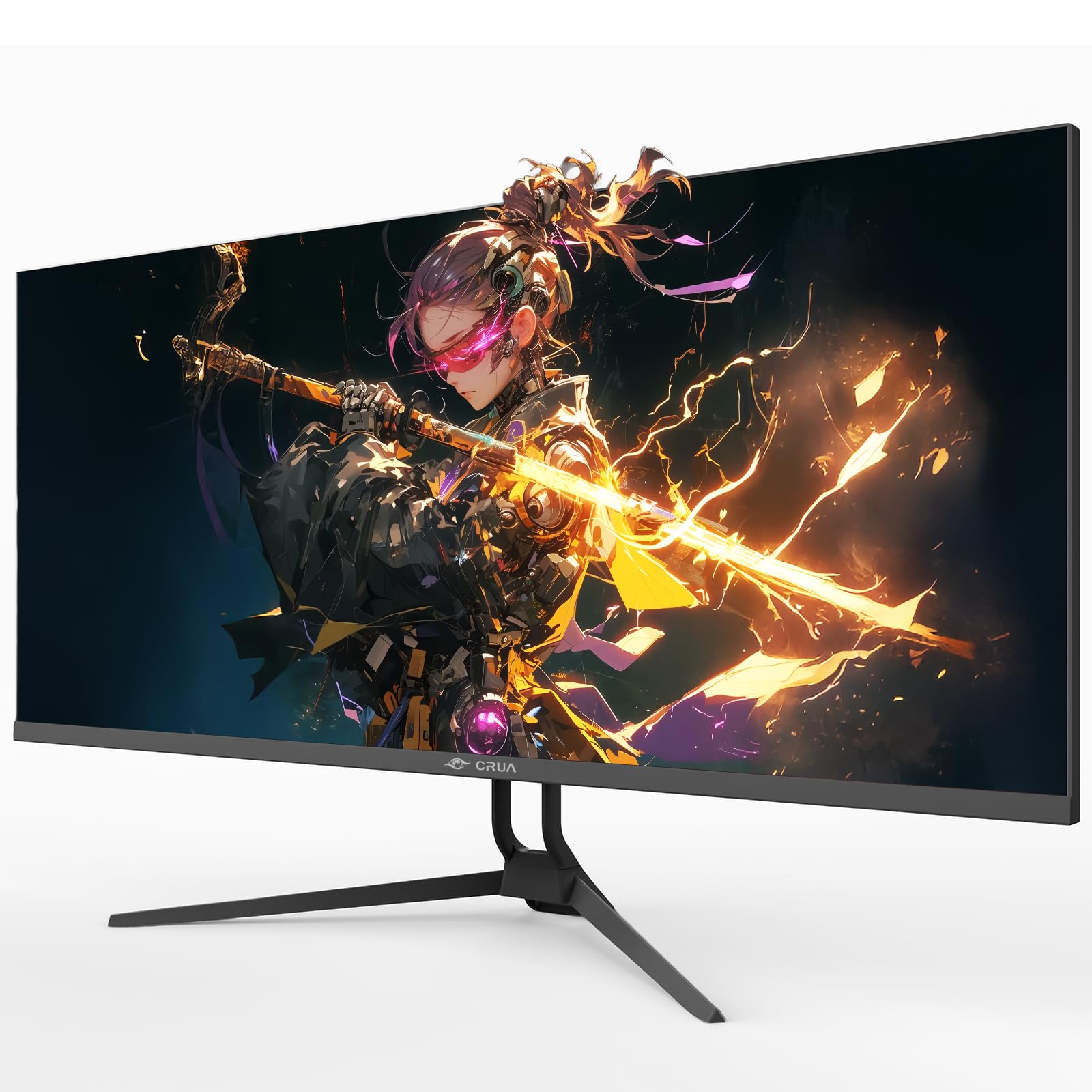 Amazon.co.jp: CRUA 34インチ ゲーミングモニター 165Hz/144Hz UWQHD 