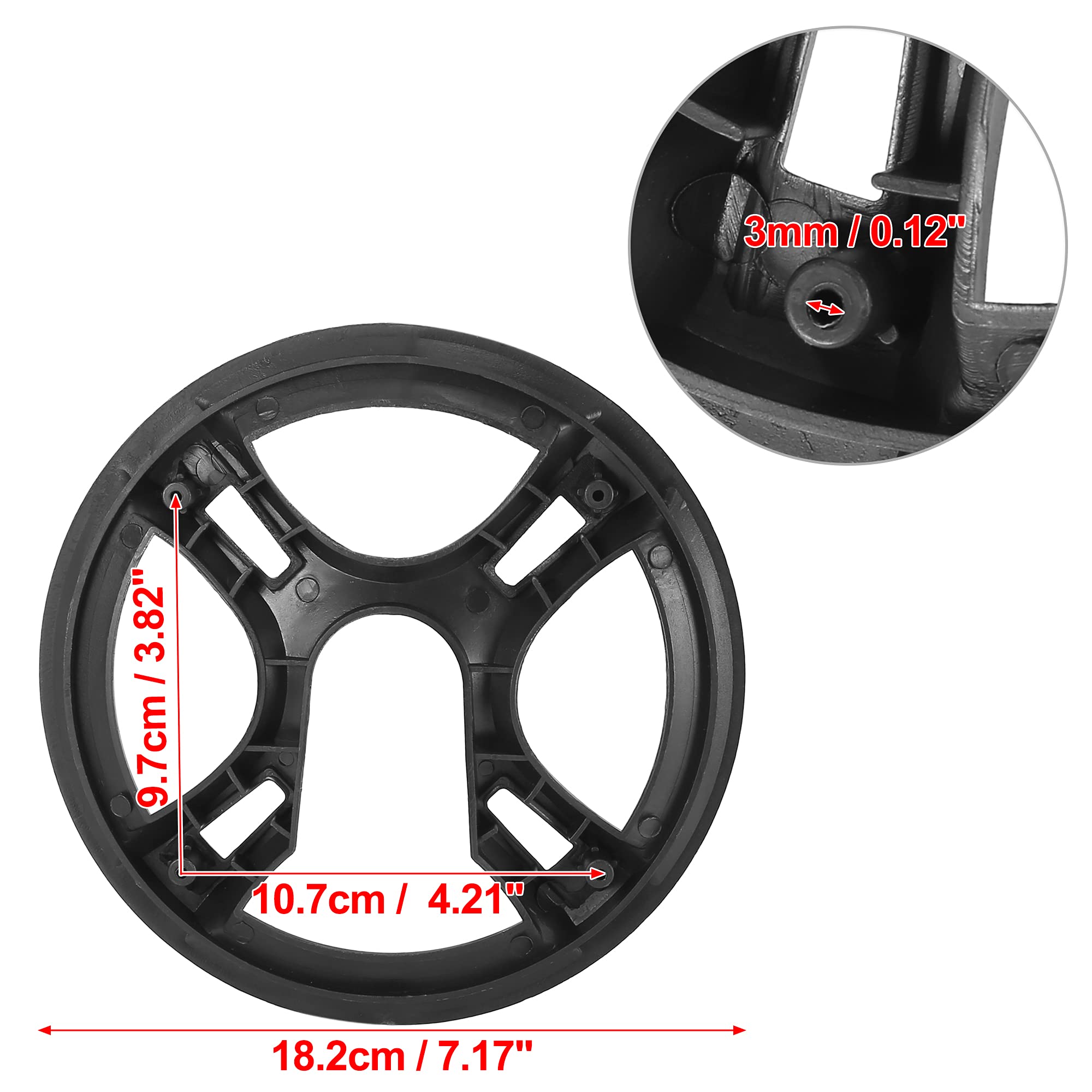 Para Catena Guarnitura Copertura Catena Bici - Protezione Per Guarnitura 40-42 Denti Protezione Catena Bici Strada - 5
