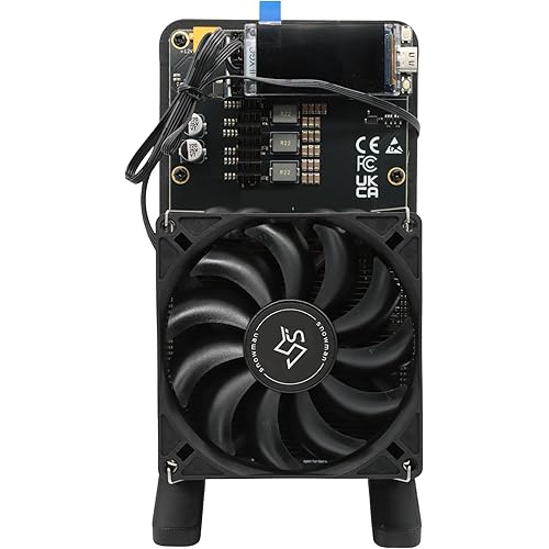 NerdQaxe++ Bitcoin Miner, Upgraded 6TH/s 16.5J/TH Efficiency 100W Low Power, 2.4G Signal & Quiet Dual Fan Open-Source Crypto Machine for BTC Solo Mining
