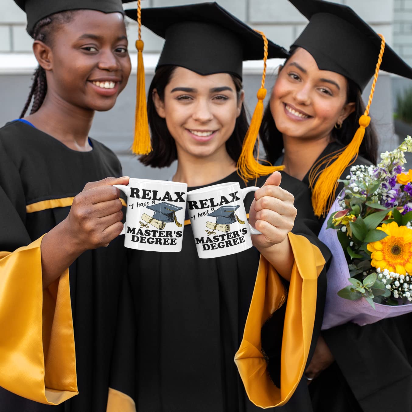 McMug - Relax I Have A Master's Degree - Graduation Mug, Ceramic, 11fl.oz, White, Medium - Image 3