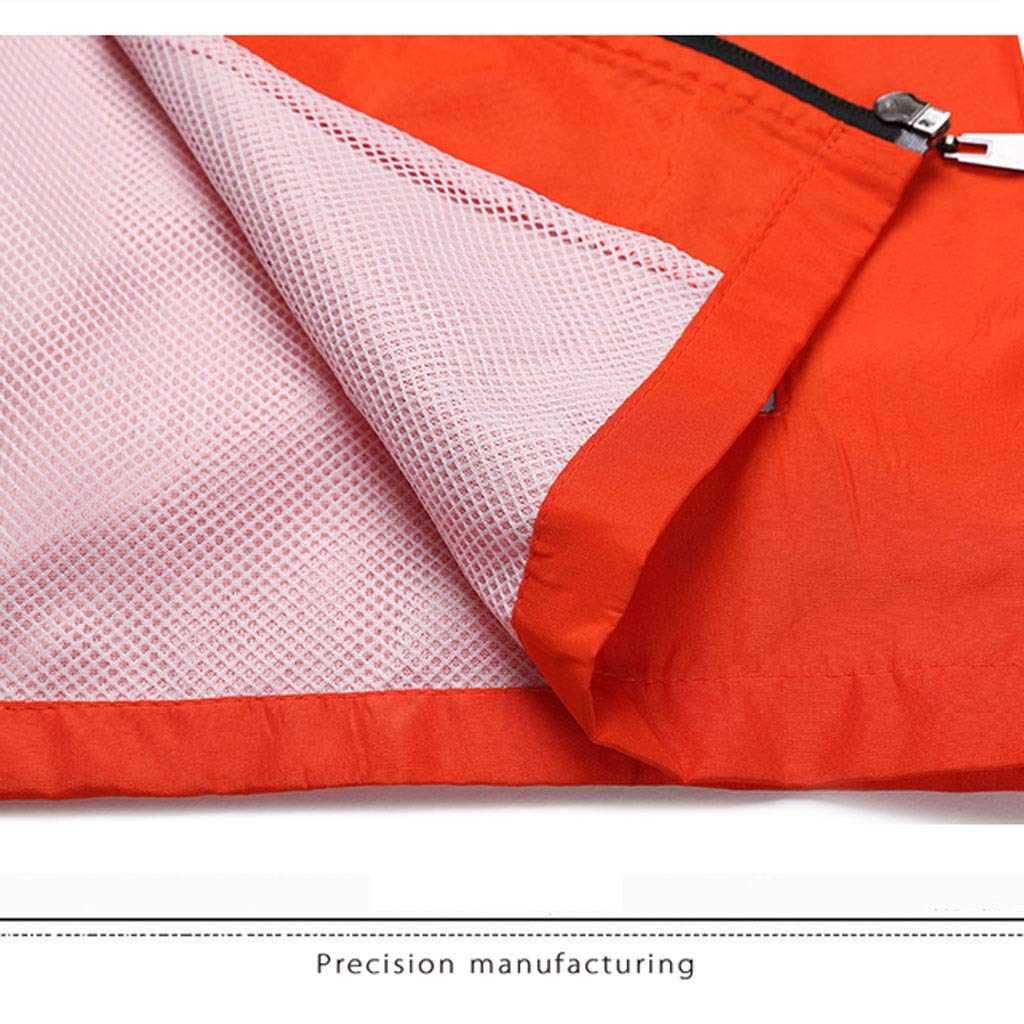WDX- Workwear chaleco impermeable chaleco de promoción voluntaria chaleco transpirable (color: verde, tamaño: XXXL)