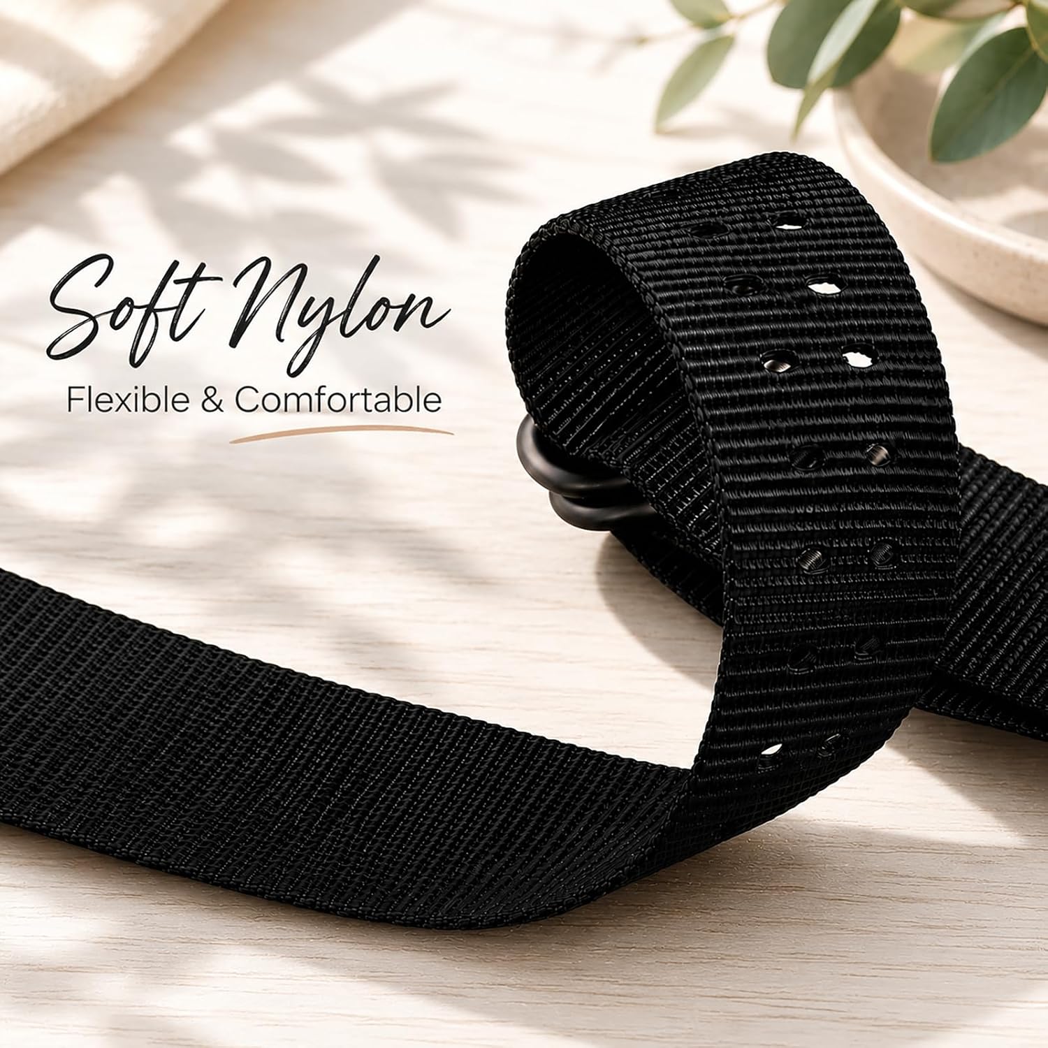23mm Nylon Replacement Watch Band for Luminox 3050 8800 3950 Series, Military-Style Quick-Dry Watch Strap