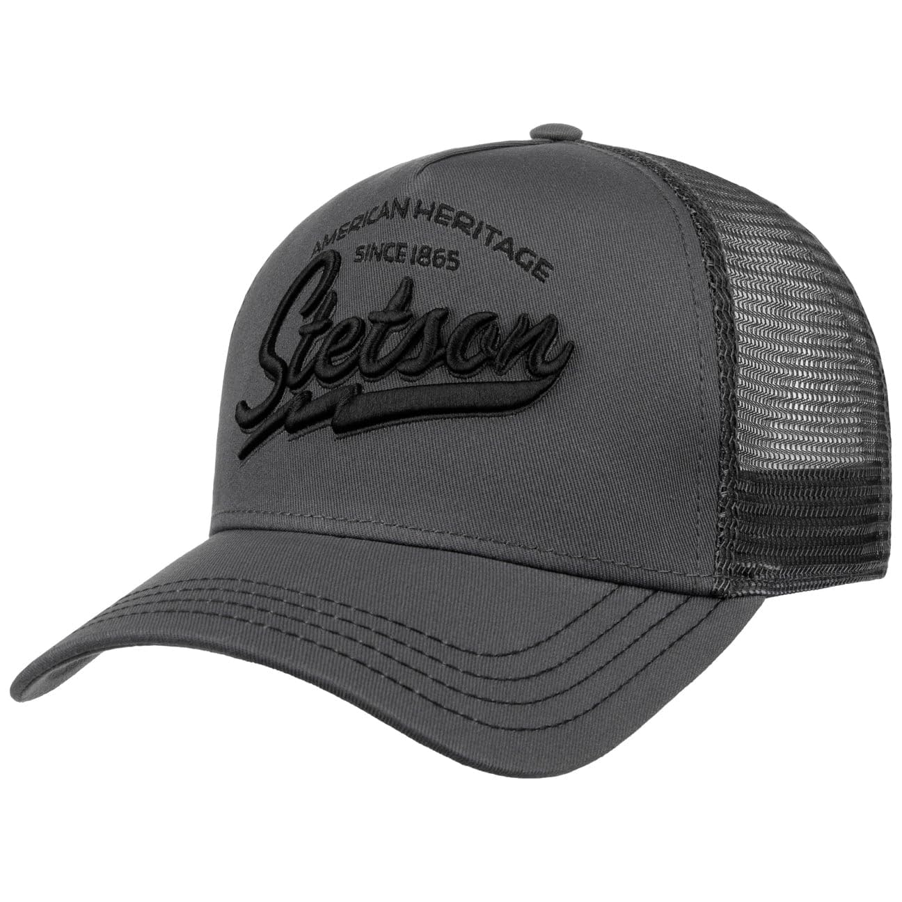 Since 1865 Trucker Cap Men Summer Winter Grey