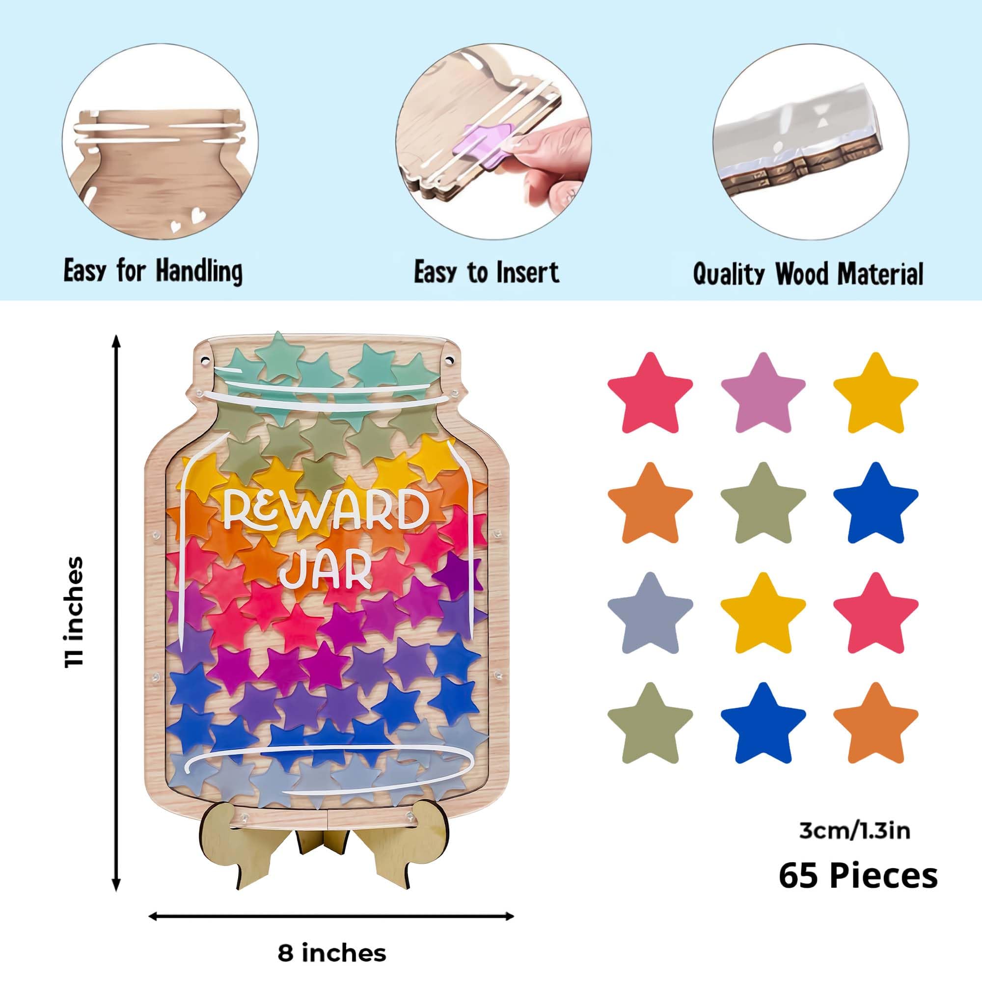 Classroom Reward System Magnetic Star Reward Jar System - Classroom ...