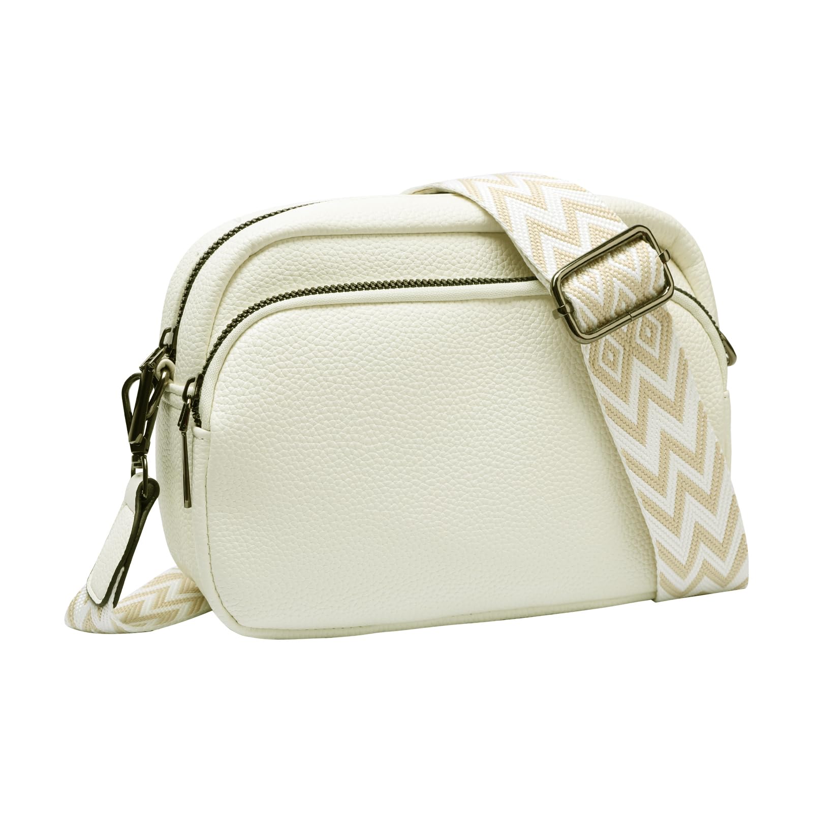 ZOUIQSS Damen Umhängetasche Leder Raute Frauen Crossbody Schultertasche Metallknopf Handtasche mit verstellbaren Schultergurten