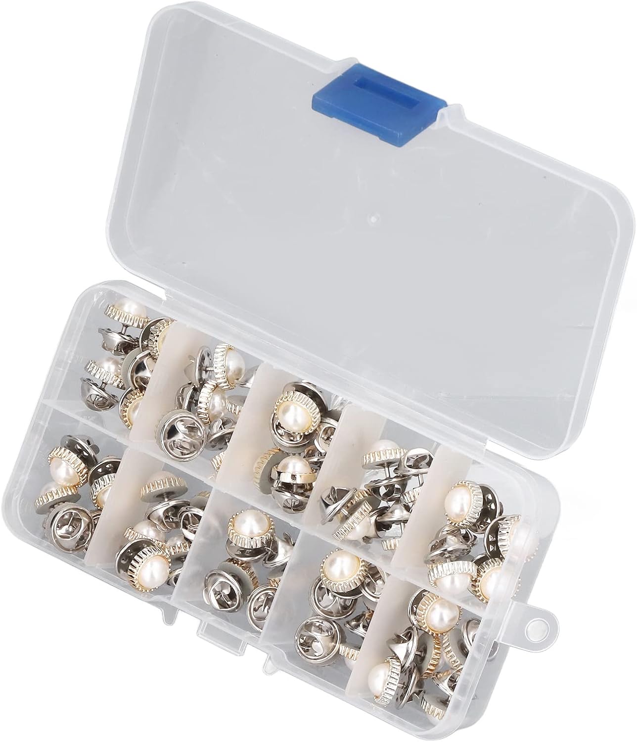 ESAAH Cover Buttons Easy Fastener NoSew Buttons 150 Pieces