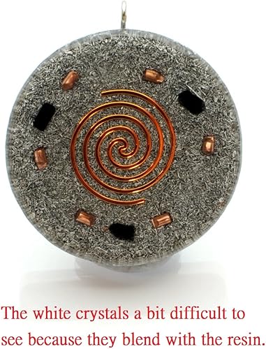 Miniatura 3 de Metatron's Cube Merkaba - Colgante de 7 chakras con cristales y piedras de orgón de 2.25 pulgadas