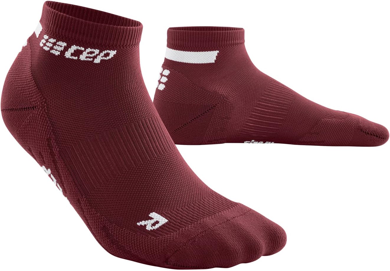 The Run Low Cut Socks 4.0, Dark Red, Women, II