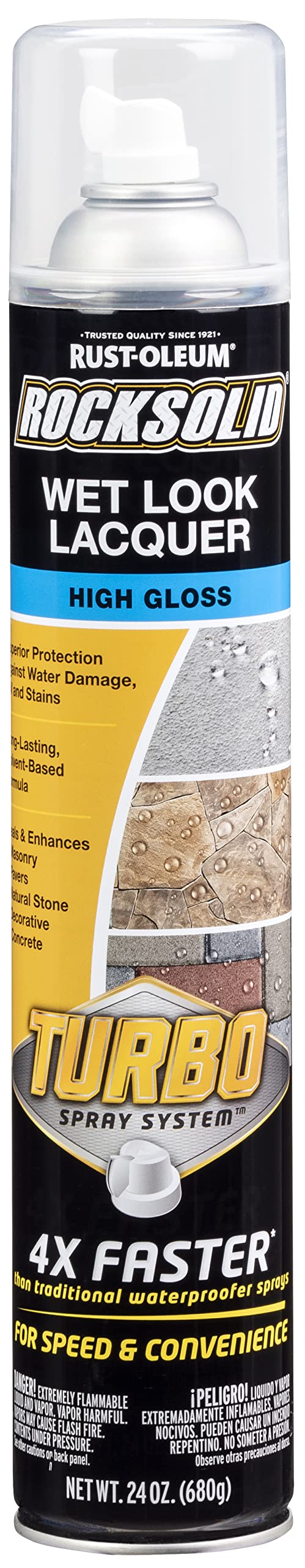 Wet Look Stone Sealer Seal-Krete 24 High Gloss Clear Wet Look