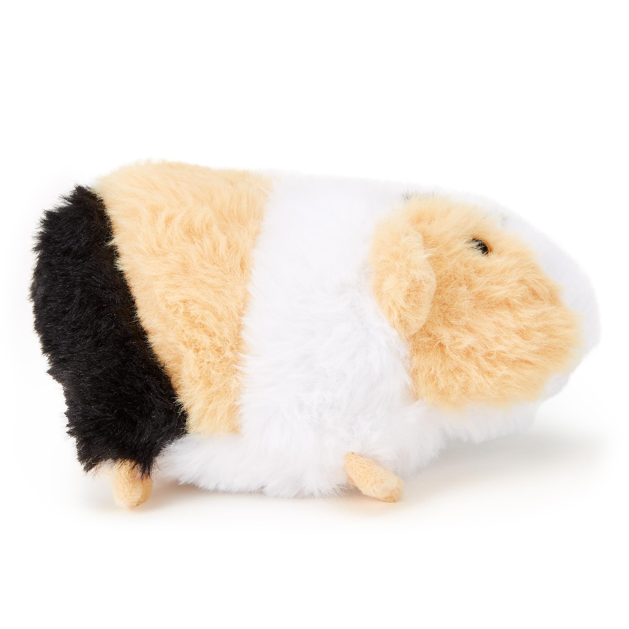 Zappi Co 100% Recycled Black White Brown Guinea Pig Plush Toy (15cm Length) Stuffed Soft Cuddly Eco Friendly Tortoiseshell for Newborn - Image 4