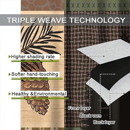 Miniatura 7 de Cortinas retro de cabaña rústicas, tratamientos de ventana de casa rural, empalme de casa rural, a cuadros, juego de 2 paneles, decoración de 42 x