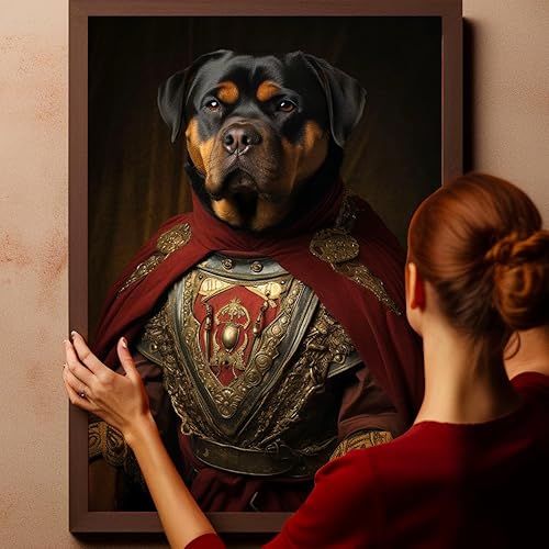 Miniatura 544 de Thuan Chow Chow Retrato de mascota con disfraz real de perro en un disfraz retrato de perro con vestimenta Retrato medieval de mascota retrato