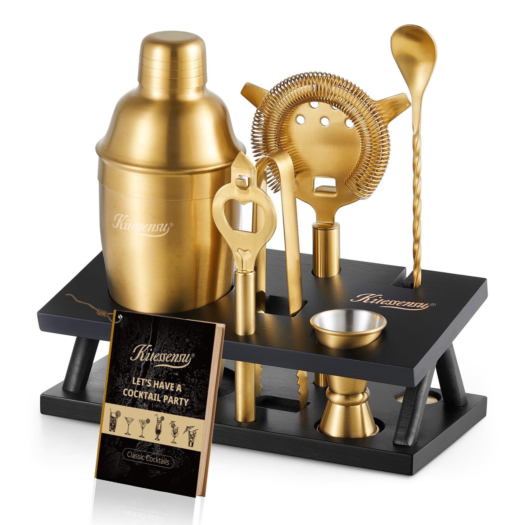 KITESSENSU Cocktail Shaker Set Bartender Kit - bar tools and drinkware | Mubboo