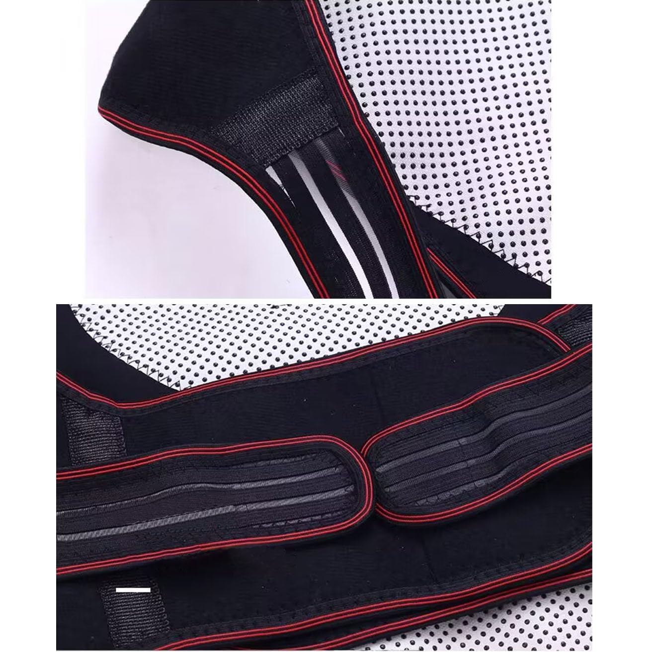 Faja Lumbar Autocalentable para Personas Mayores, Fisioterapia, 108 Imanes, Cinturón De Soporte Lumbar Completo, Alivio del Dolor para Hombres Y Mujeres De Mediana Edad.,Black-L/Large
