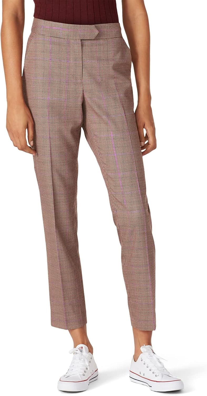 MILLY Women's Kristen Check Plaid Pant