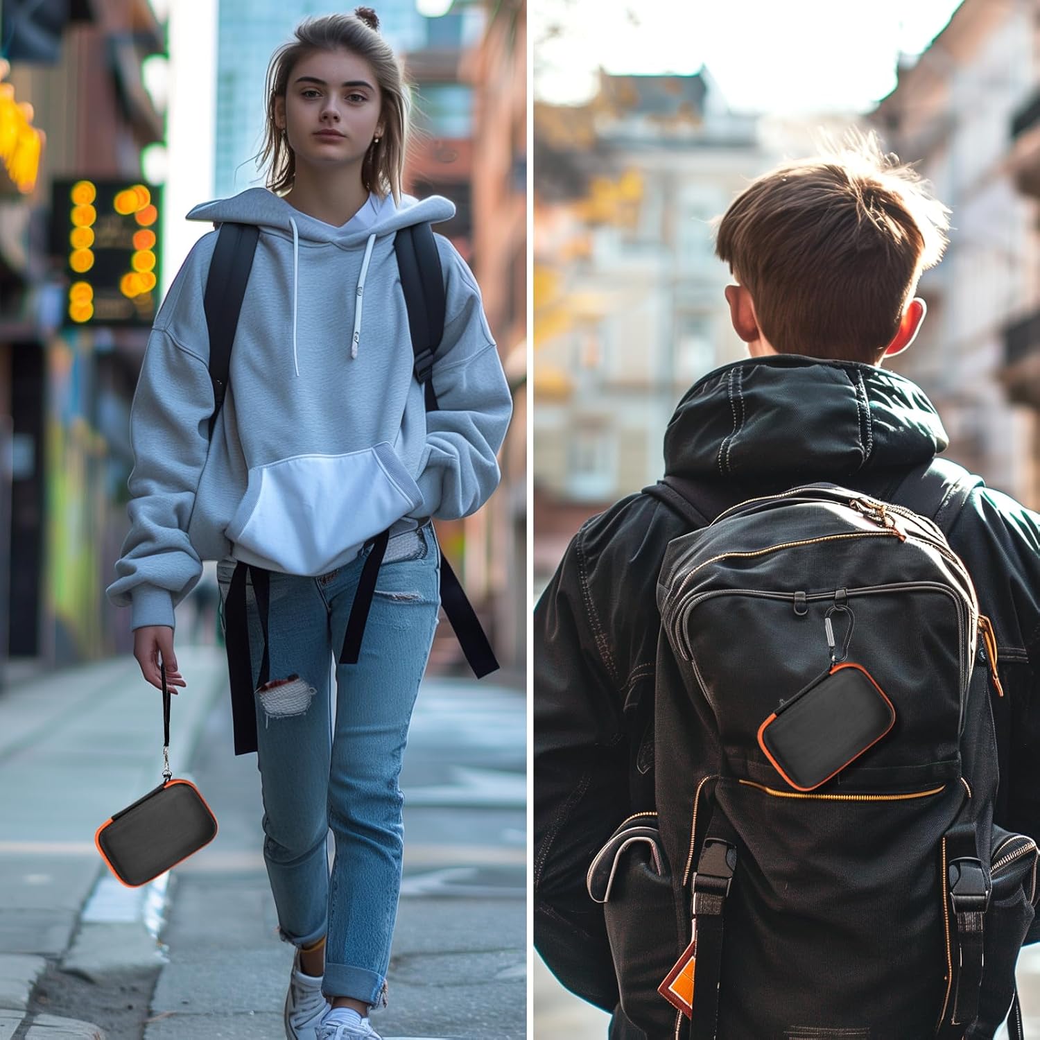 Carrying Case Compatible with JBL Go 4 - Portable Bluetooth Speaker Box Pro Sound, Also for Go 3/Go3 Eco/Go2 Waterproof Mini Wireless Speakers - Case Only (Black) - Image 6