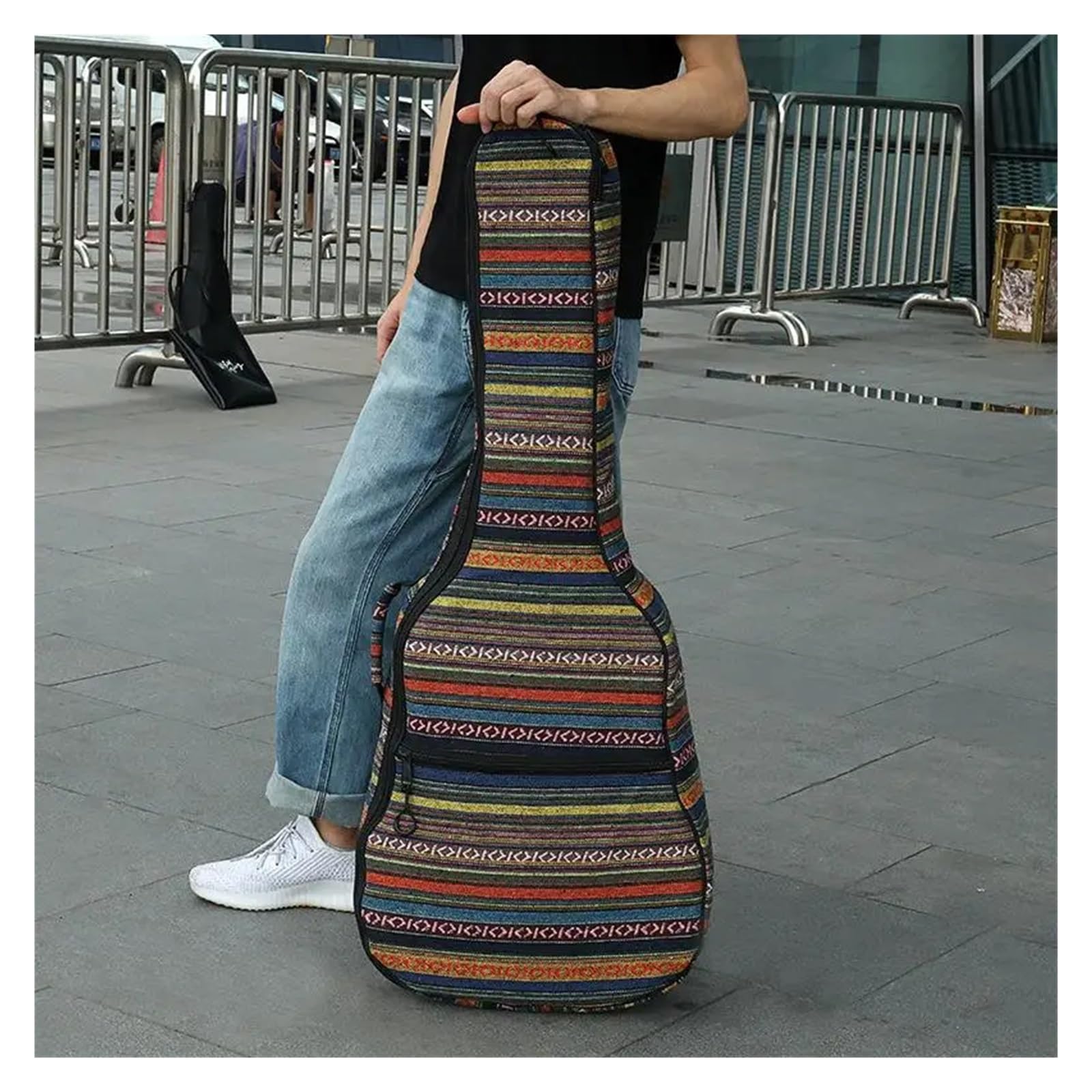 Custodia for chitarra in tela da 4 pollici, custodia for folk in cotone extra 40 Per Chitarra