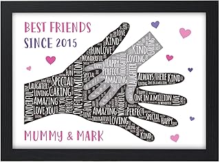 Mummy and Me Gifts from Son Daughter - PERSONALISED Gifts for Mum, Mummy, Nanny - Mothers Day Gifts for Mummy - Mummy Best Friend Gifts from Little Boy Little Girl