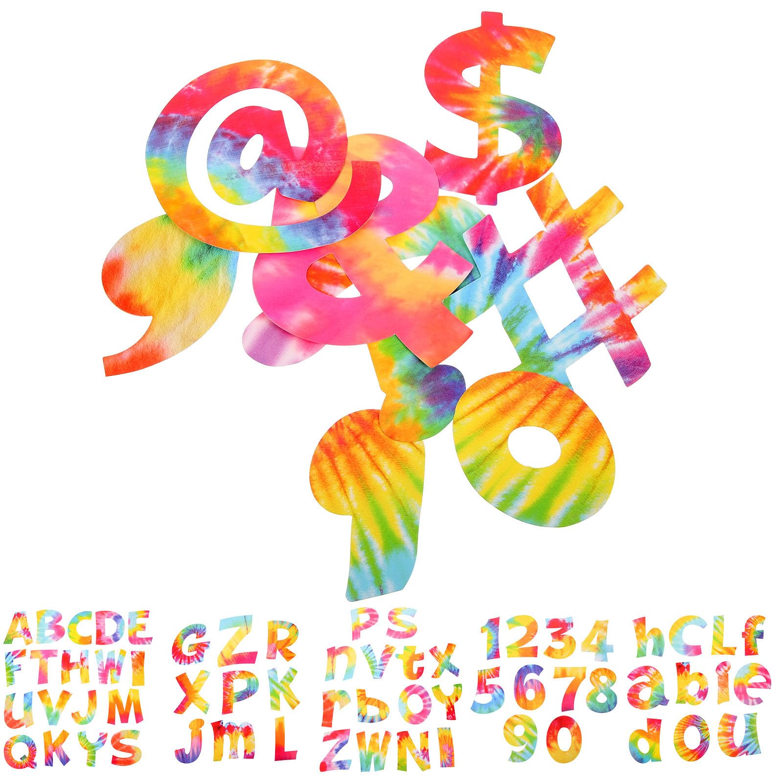 Letras para tablón de anuncios de papel decorativas infantiles y carteles escolares 8