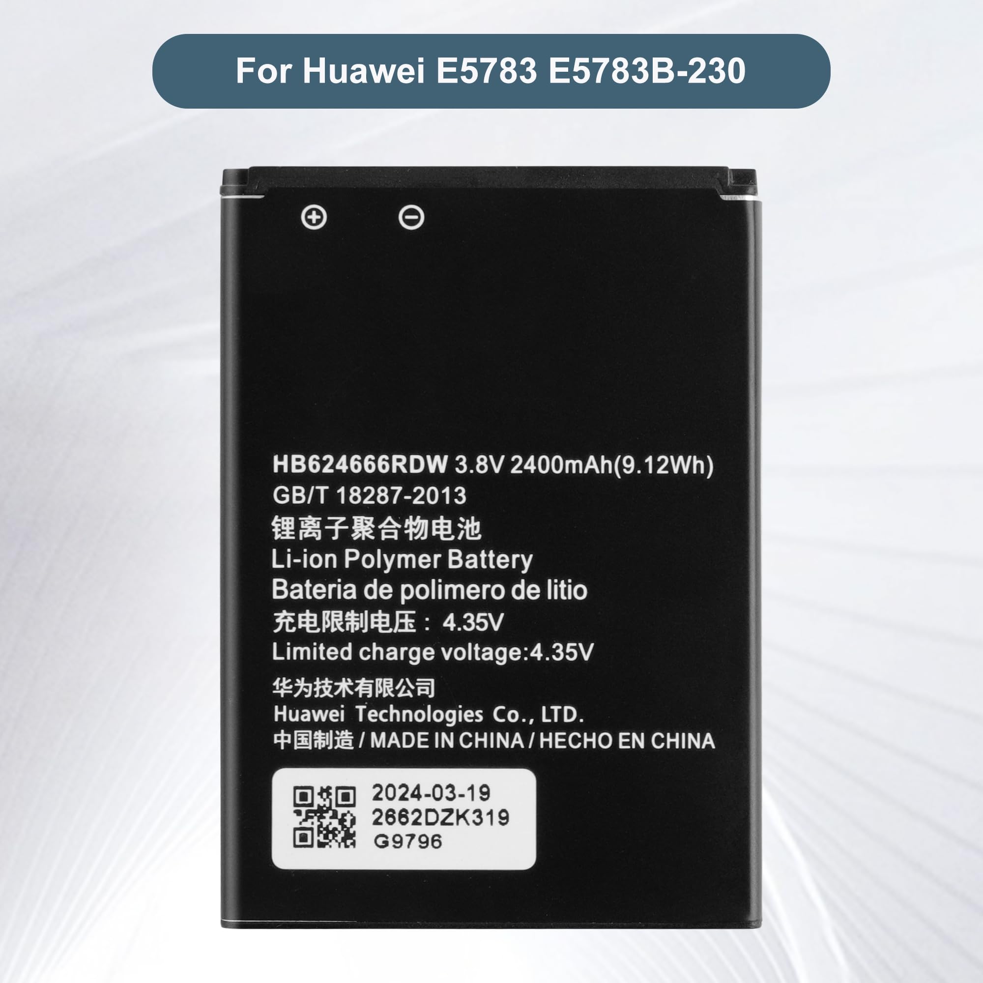 Zapasowy akumulator HB624666RDW kompatybilny z Huawei E5783 E5783B-230 WiFi Hotspot router akumulator z narzędziami