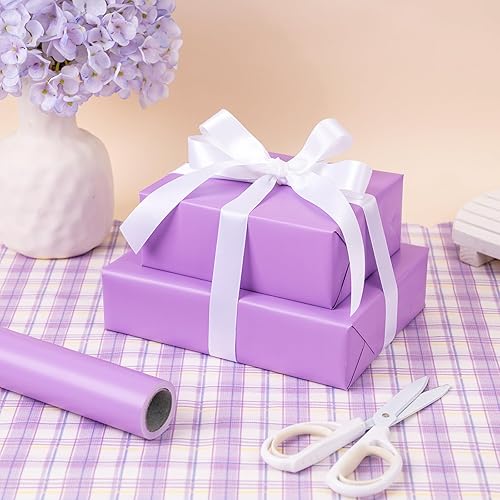 Miniatura 52 de RUSPEPA Papel de regalo negro de color sólido para bodas, cumpleaños, fiestas, felicitaciones y vacaciones, 30 pulgadas x 32.8 pies Negro -,Azul