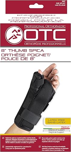 Vista 20 de OTC OTC - Férula de muñeca para pulgar, 8 pulgadas para adulto, ligera, transpirable, grande
