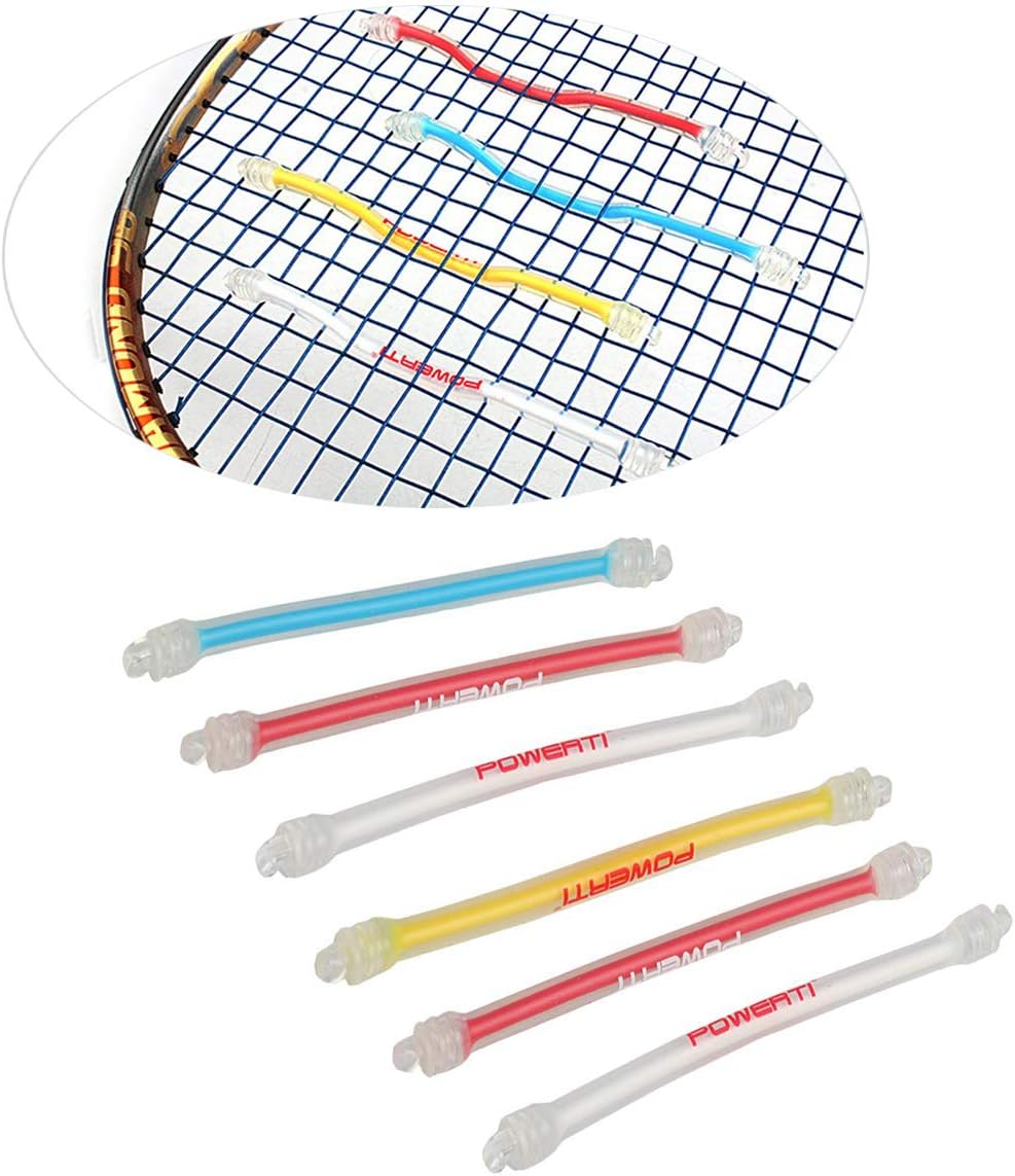 Long Tennis Racquet Vibration Dampener,6 Pack