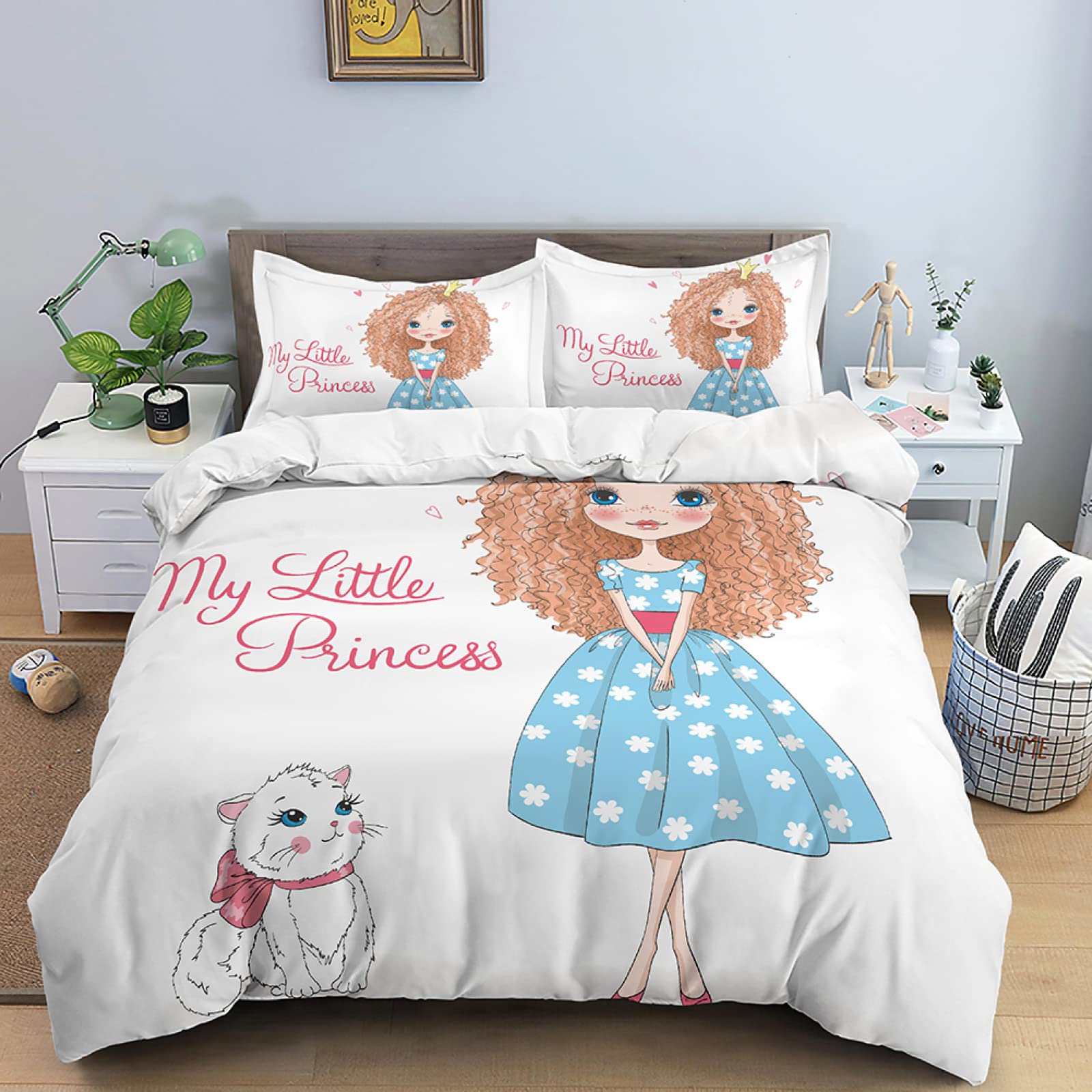 Parure de lit 220x240 blanche avec housse de couette 2 personnes en microfibre
