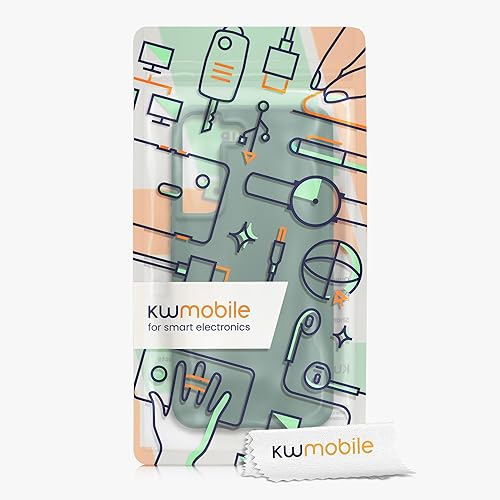 Miniatura 7 de kwmobile Funda Compatible con Samsung Galaxy S22 Funda - Funda de Teléfono de Silicona TPU con Acabado Suave - Verde Bosque