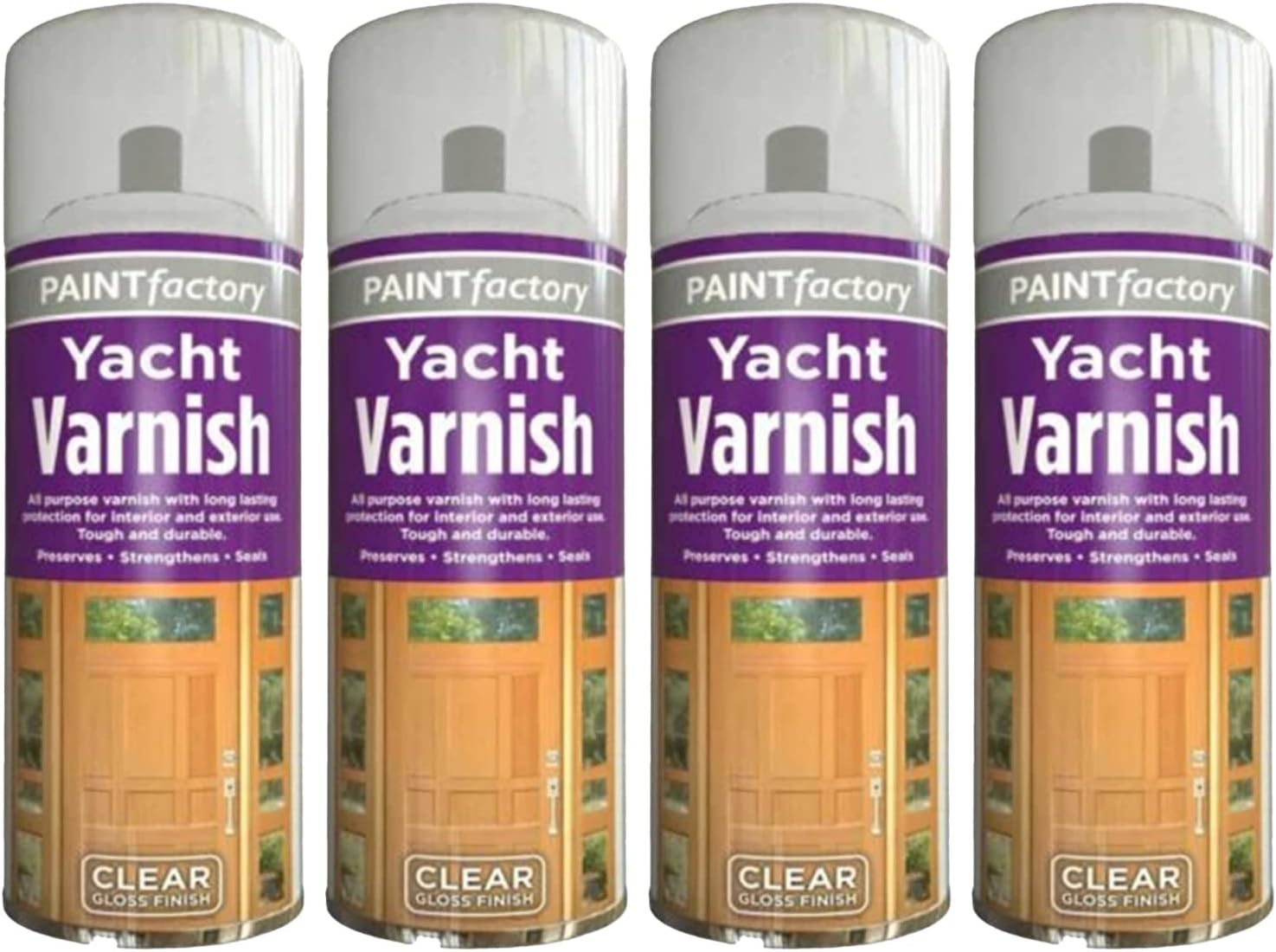 PNJB, All Purpose Yacht Varnish, Professional Gloss Finish Spray Wood