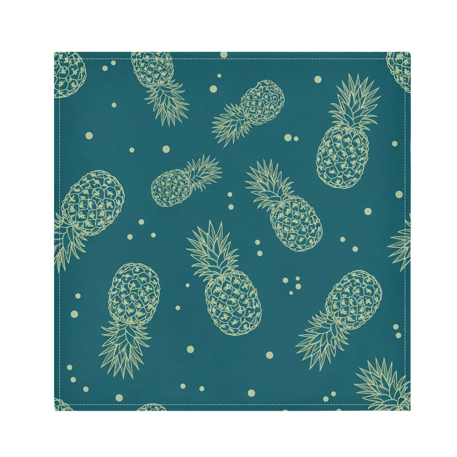 Ewusp Dachshunds Washable Cloth Napkins 50x50 cm Absorbent & Reusable Dinner Napkins for Wedding Party Dining Banquet, 6 Pack