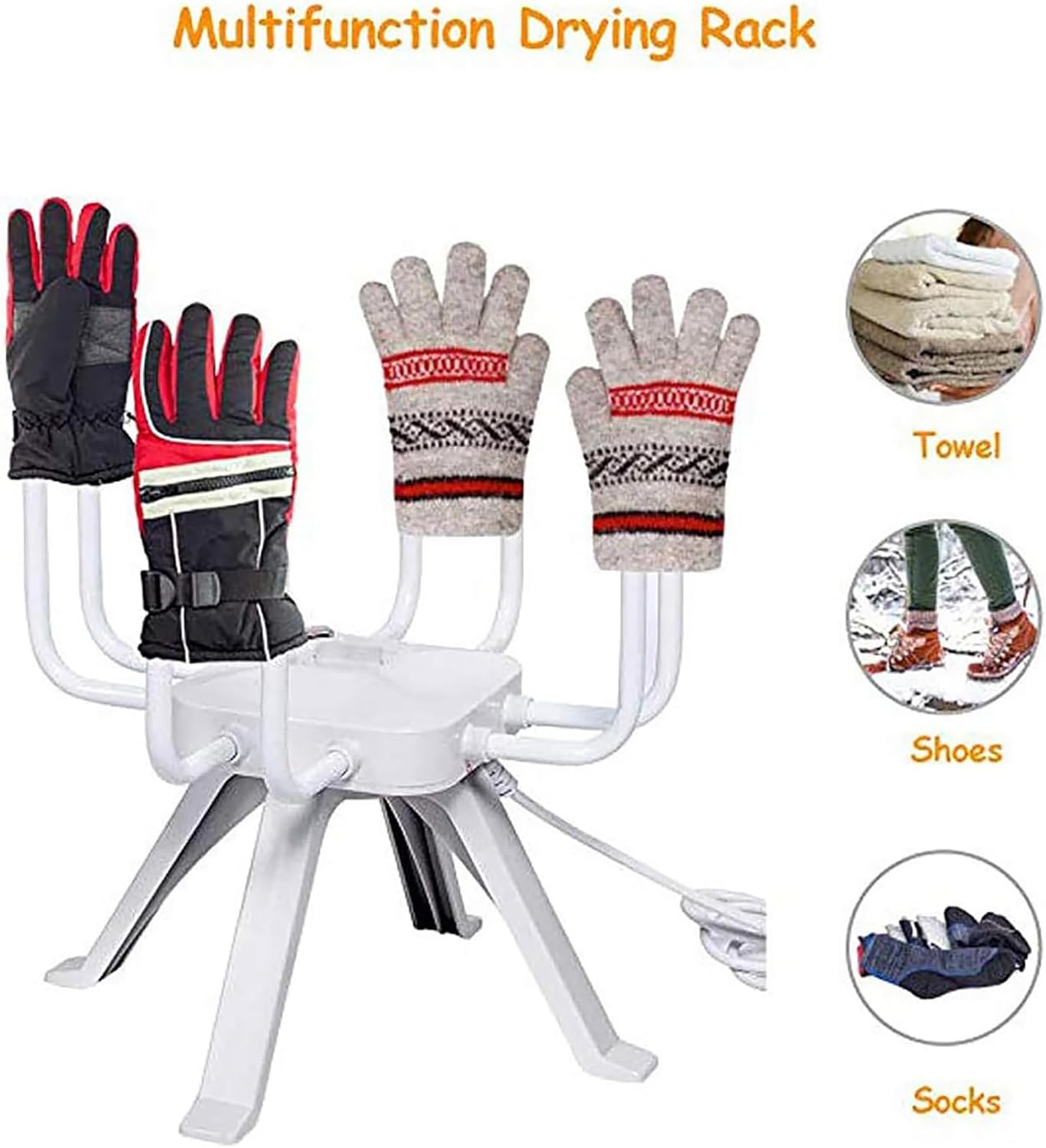 Electric Shoe Dryer - Rapid Drying & Deodorizing for Shoes, Gloves, Hats - One-Click Constant Temperature Heat Technology for All Footwear - Fast, Efficient, Reliable