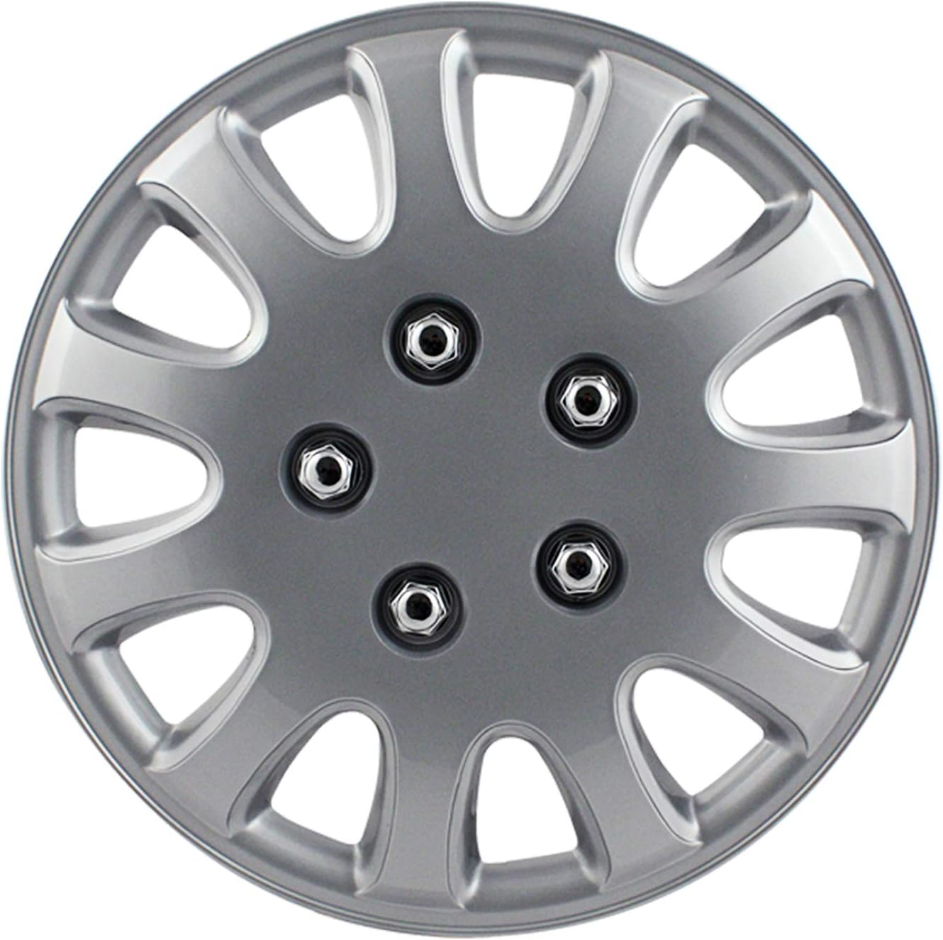 Bully Imposter WH52515SBX, Universal Fitment, 15" Silver Wheel Cover