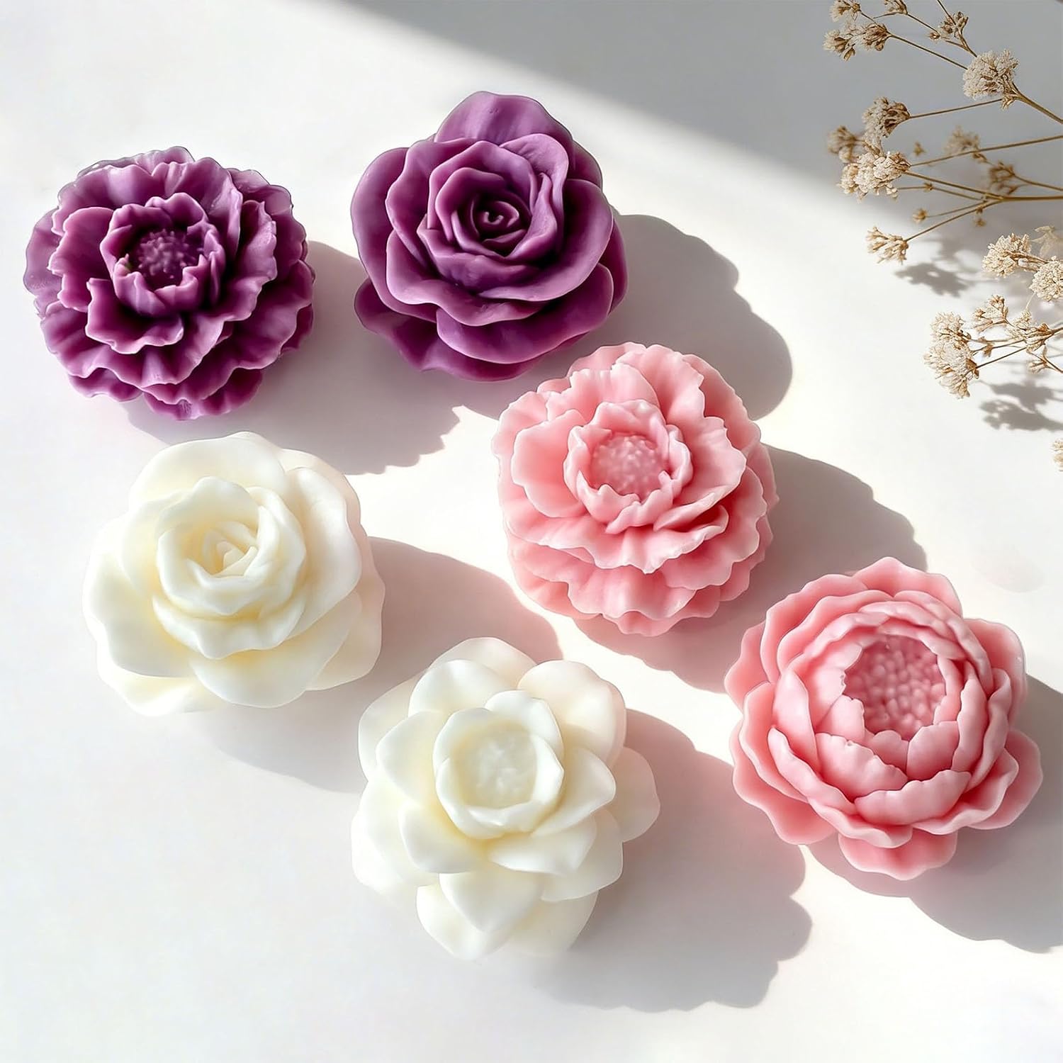 4pcs Flexible Silicone for Making Crystal Drip Decorations Family Fun Activity Decoration