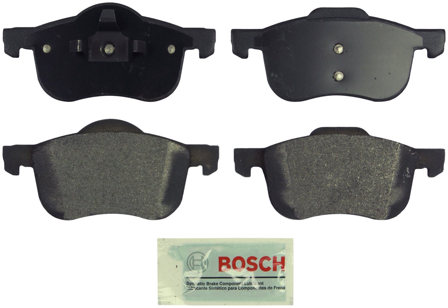 Bosch BE1324H Blue Disc Brake Pad Set with Hardware - FRONT — view 105