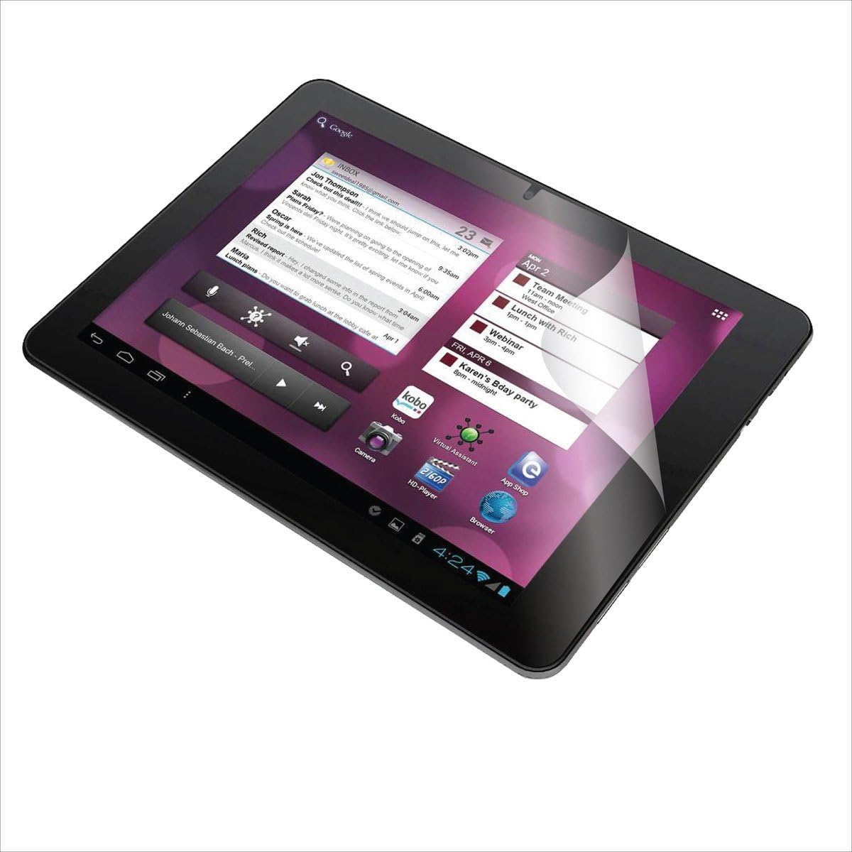 2Pack EZGuardZ© Ematic 9.7" PRO TAB TABLET Screen